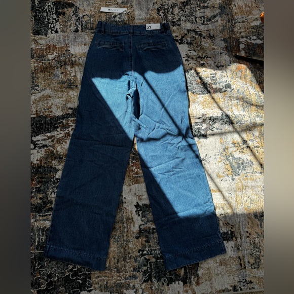 Joe's Women's High Rise Wide Leg Denim Trouser - Picture 6 of 8